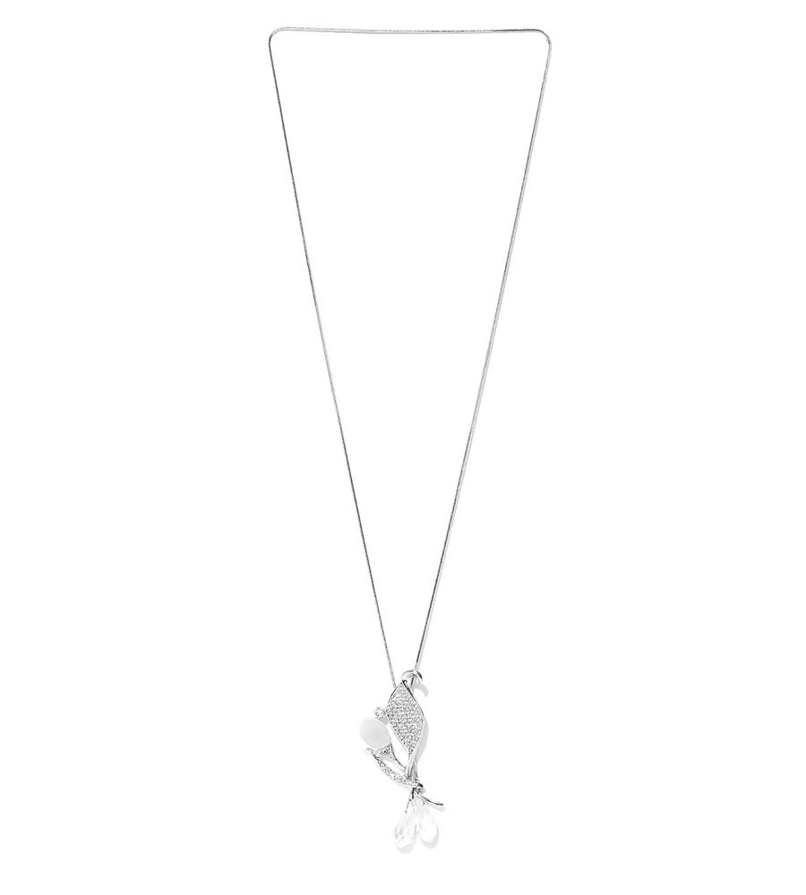 YouBella Silver-Plated Metal Necklace